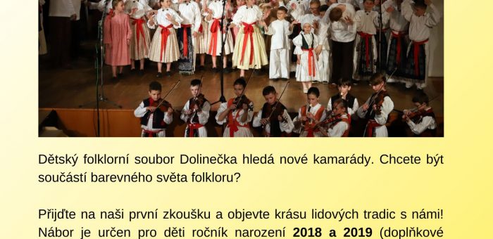 Otevření nové skupinky Dolinečky